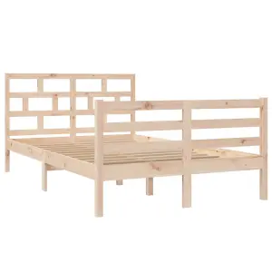 Berkfield Bed Frame Solid Wood Pine 120x200 cm