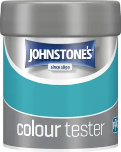 Johnstone's Colour Tester Caribbean Tide Matt Paint - 75ml