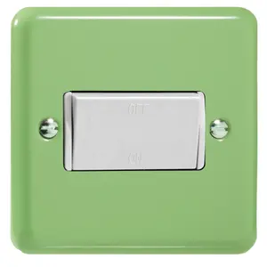 Varilight 10A Fan Isolating Switch (3 Pole) Beryl Green