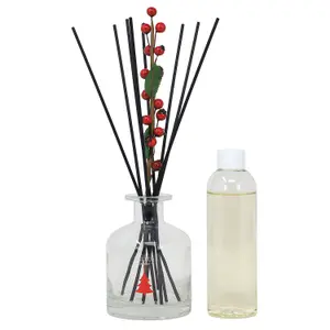 Reed Diffuser Winter Spices 180ml Aromatherapy Holiday Bottle Jar Air Freshener