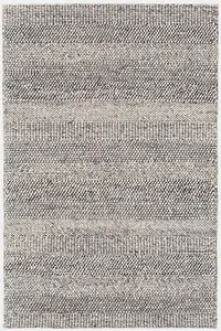 Plain Grey Stripe Handmade Luxurious Modern  Easy to Clean Rug For Bedroom LivingRoom and Dining Room -200cm X 300cm