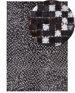 Cowhide Area Rug 140 x 200 cm Brown AKKESE