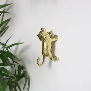 Melody Maison Gold Lion Wall Hook