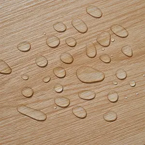 36 pcs Light Brown Waterproof Self Adhesive Woodgrain Effect Vinyl Floor Tiles, PVC Flooring Planks