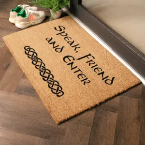 Speak Friend and Enter Doormat (90 x 60cm)