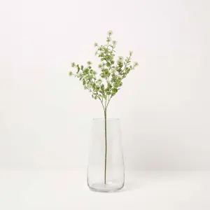 Homescapes Artificial Branch with Small White Flowers, 66 cm