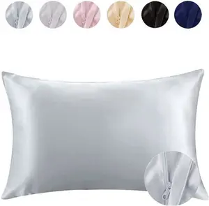 Luxurious 19 Momme Pure Silk Pillowcases With Hidden Ziper