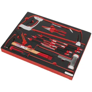 Premium 13-Piece Hacksaw Hammers and Punch Set with Tool Tray for Workshop Excellence