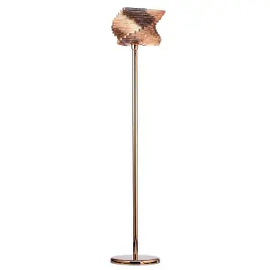 Luminosa Cartoccio Designer Floor Lamp, Copper