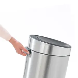 Brabantia 30 Litre Touch Bin Matt Steel