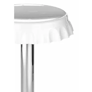 Adjustable Bar Stool White