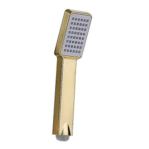 Brushed Brass Square Concealed Thermostatic Shower Valve Rainfall Set