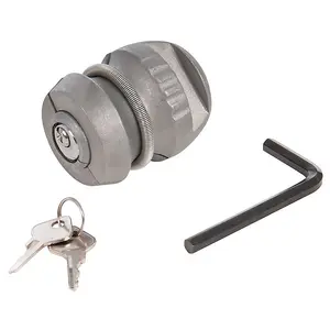 Silverline (107667) Trailer Hitch Lock 50mm Dia Ball Coupling