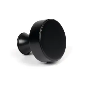 From The Anvil Matt Black Scully Cabinet Knob - 38mm