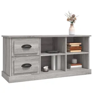 Berkfield TV Cabinet Grey Sonoma 102x35.5x47.5 cm Engineered Wood