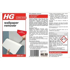 HG Wallpaper Remover 500ml/0.5L