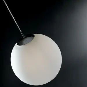 Luminosa LAMPD Globe Pendant Ceiling Light White 35x41cm