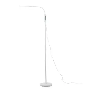 ValueLights Flexible Daylight Floor Lamp, LED Adjustable Reading Task Standing Lamp with Touch and Remote Control