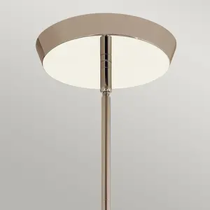 Luminosa Kichler Kayva Integrated LED Multi Arm Pendant Ceiling Light Polished Nickel, 3000K, IP44