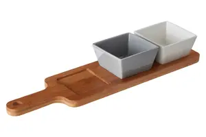 Maison by Premier Soiree Serving Board With Square Dishes