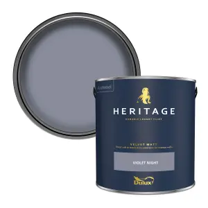 Dulux Trade Heritage Violet Night Velvet matt Wall paint, 2.5L