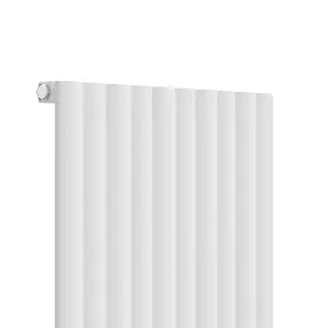 VURTU Alum2 Designer Vertical Radiator, 1800(H) x 470(W), White, 650103