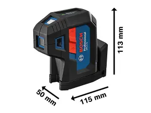 BOSCH GPL 5G AA batteries Point laser