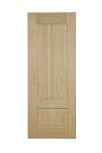 Fortia 2 panel Unglazed Contemporary Pine veneer Internal Clear pine Door, (H)1981mm (W)686mm (T)35mm