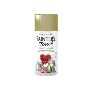 Rust-Oleum Painter's Touch Gold effect Multi-surface Decorative spray paint, 150ml