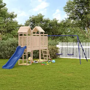 Berkfield Outdoor Playset Solid Wood Pine