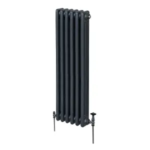 Traditional 3 Column Radiator - 1500 x 292 mm - Anthracite