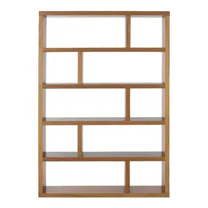 Jago 173cm H x 120cm W Geometric Bookcase Mukali