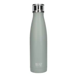 Built 500ml Double Walled Stainless Steel Water Bottle Storm Grey