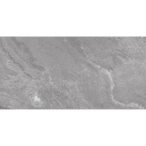 Fog Anthracite Marble Effect Glossy 300mm x 600mm Ceramic Wall Tiles (Pack of 5 w/ Coverage of 0.9m2)