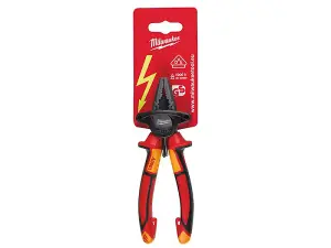 Milwaukee 4932464571 VDE Insulated Combination Pliers 165mm VDE DIN EN/IEC 60900