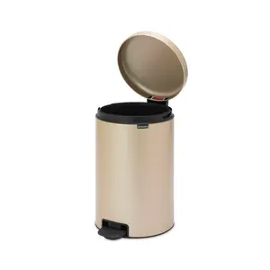 Brabantia NewIcon 20 Litre Soft Closing Pedal Bin Metallic Gold