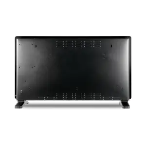 WiFi Smart Electric Glass Panel Heater 2500W Wall Mounted Or Free Standing Black