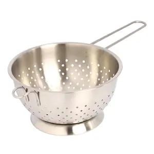 Buckingham Hemisphere Colander Strainer Stainless Steel with Handle 18cm