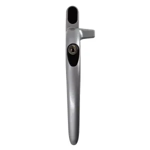 Yale Virage Cockspur Window Handle - Silver, Left, 9mm