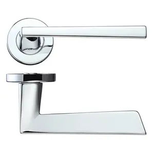 Lyra Internal Door Handle Privacy Pack Polished Chrome