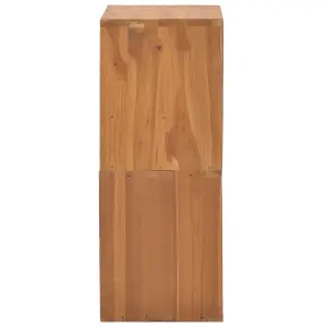 Berkfield Storage Cabinet 40x30x76 cm Solid Teak Wood