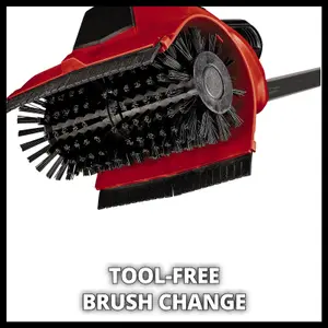 Einhell Cordless Patio Cleaner 18V Power X-Change - Effortless Cleaning Of Astroturf Paving Decking Grout PICOBELLA - Body Only