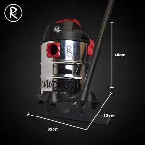 RocwooD 20L Wet And Dry Corded Vacuum Cleaner 1300W