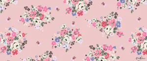 Cath Kidston Clifton Rose Glass Splashback - Pink (600x250mm)