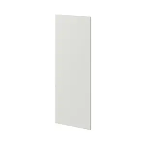 GoodHome Alpinia Matt ivory painted wood effect shaker Tall Wall End panel (H)900mm (W)320mm