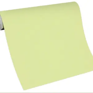 Lime Green Textured Wallpaper Plain Stripes Non-Woven Vinyl Paste The Wall