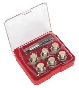 Sealey Oil Drain Plug Thread Repair Set - M15 VS615