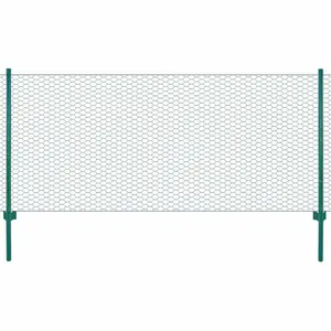 Daryll Green Metal Wire/Mesh Fence 75cm H x 2500cm W