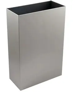 Stainless Steel 30 Ltr Wastebin - Open Top