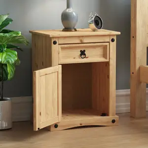 Michaelee 1 Drawer Bedside Table